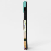 Familie Blauwgroen 4 Aangepast fotocollage Case-Mate iPhone Case (Achterkant/links)