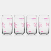 Familie Bloem Mok Blikvorm Glas (Links)
