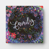 Familie Bloemen Inspirerend Inspirivity Fotoplaat (Voorkant)