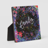 Familie Bloemen Inspirerend Inspirivity Fotoplaat (Voorkant)