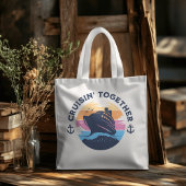 Familie Blues Cruising Samen PERSONALISEREN Tote Bag