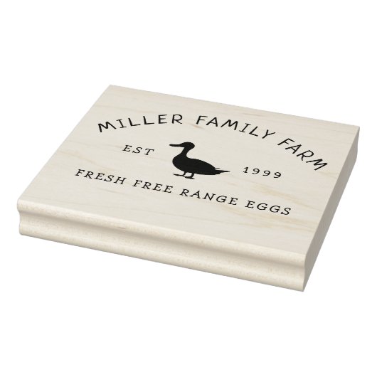  familie Boerderij eendenei kartonnen stempel (Stempel)