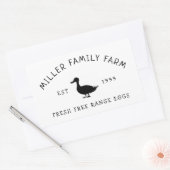  Familie Boerderij Eierkarton Sticker (Envelop)