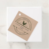  Familie Boerderij Eierkarton Sticker Bedankjes Labels (In situ)