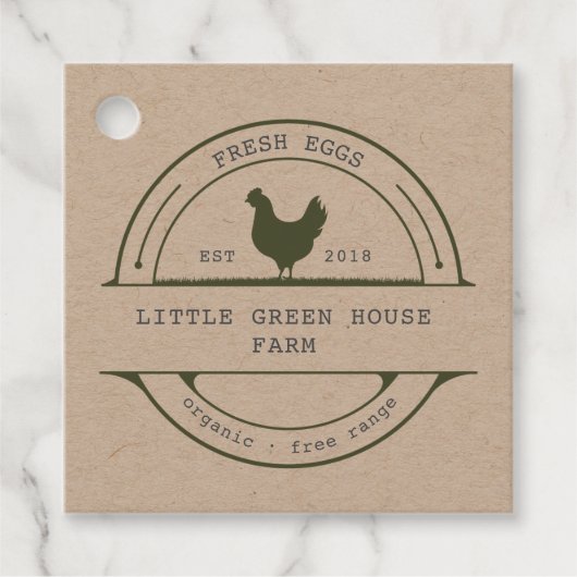  Familie Boerderij Eierkarton Sticker Bedankjes Labels (Voorkant)