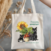 Familie Boerderij Homestead Cats Rule Gezegde Tote Bag