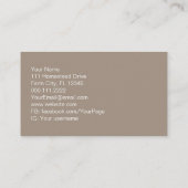 Familie Boerderij Homestead Chicken Koe Market Gar Visitekaartje (Achterkant)