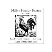  Familie Boerderij Kip Ei Karton Custom Rubberstempel (Afrduk)