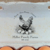  familie Boerderij kip ei karton Rubberstempel