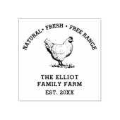  familie Boerderij Rubber Stamp – gepersonaliseerd Rubberstempel (Afrduk)