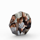 Familie Bonding Moment Acryl Fotoblok (Links)