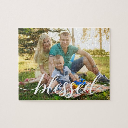 Familie Bonding Puzzel: Gepersonaliseerde foto Puz Legpuzzel (Horizontaal)