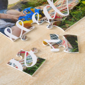 Familie Bonding Puzzel: Gepersonaliseerde foto Puz Legpuzzel (Zijkant)