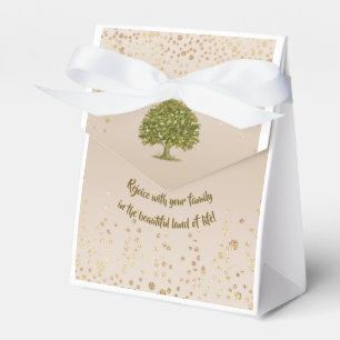 Familie boom Favor Box, familie offerte voor bruil Bedankdoosjes