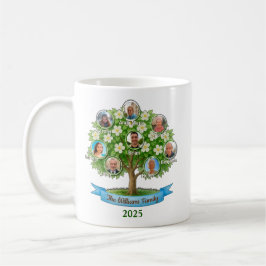 Familie boom Foto Namen Oma Nana Koffie Gift Koffiemok