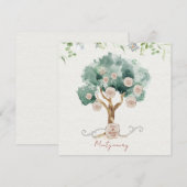 Familie Boom Gift voor Ouders Geneologie (Voorkant / Achterkant)