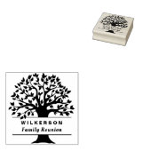Familie Boom Reünie Genealogie Aangepaste Naam Log Rubberstempel (Gestempeld)