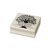 Familie Boom Reünie Genealogie Aangepaste Naam Log Rubberstempel (Stempel)