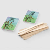 Familie Boom Reünie Verzamelen Waterverf Modern Handwaaier (Niet-gemonteerd)