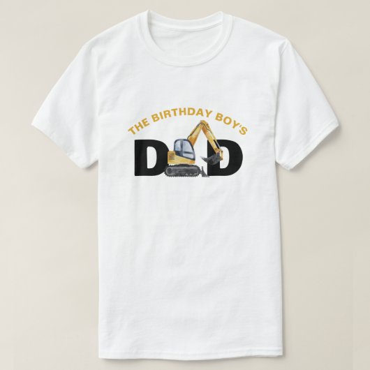 Familie Bouw Verjaardag Moeder Vader Zus T-shirt (Design voorkant)