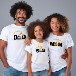 Familie Bouw Verjaardag Moeder Vader Zus T-shirt