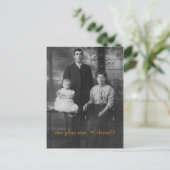 familie briefkaart (Staand voorkant)