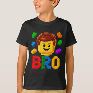 Familie broer meester bouwer gebouw baksteen t-shirt