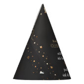 familie broer zwart eenvoudig modern gezamenlijke  feesthoedjes (Links)