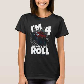 Familie broers en zussen Monster Trucks Verjaardag T-shirt