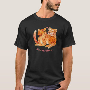 Familie Broers en Zusters Zus Voor Altijd Tijger H T-shirt