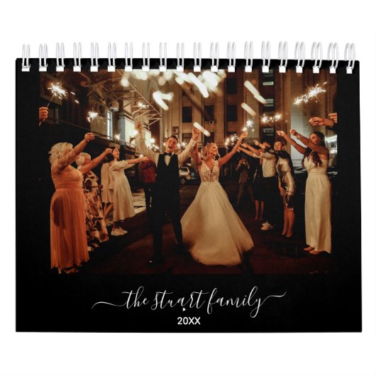 Familie bruiloft foto kalender (Hoes)