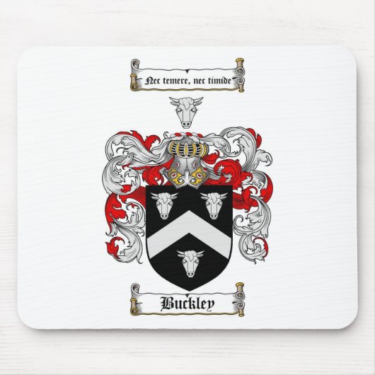 FAMILIE BUCKLEY CREST - BUCKLEY COAT VAN WAPENS MUISMAT (Voorkant)