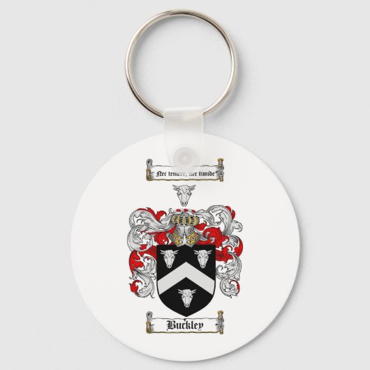 FAMILIE BUCKLEY CREST - BUCKLEY COAT VAN WAPENS SLEUTELHANGER (Voorkant)