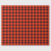Familie Buffalo Plaid Gift Cadeaupapier (Vlak)