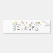 Familie Bumpersticker (Voorkant)