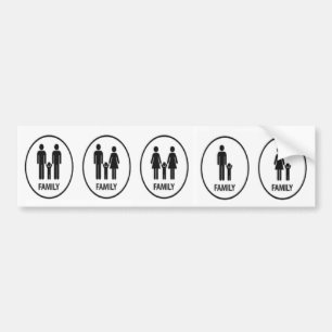 Familie Bumpersticker
