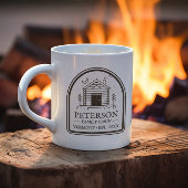 Familie Cabin Rustiek Hout Gepersonaliseerde Decor Koffiemok
