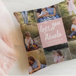 familie cadeau 8 foto kleinkind eenvoudig kussen