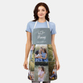 familie cadeau 8 foto kleinkind eenvoudig schort (Gedragen)