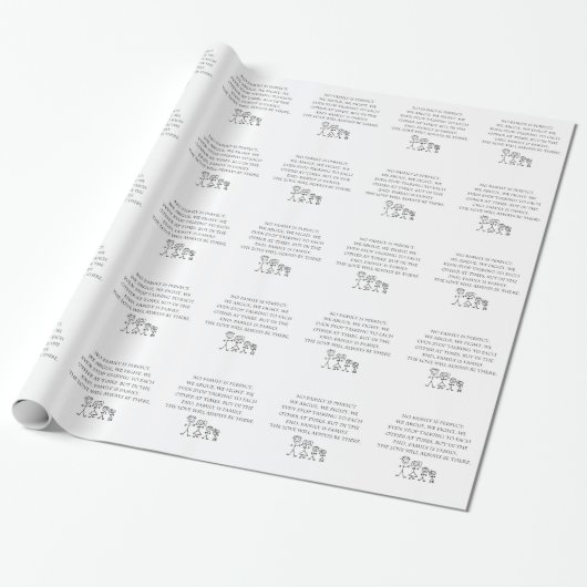 Familie Cadeaupapier (Uitgerold)