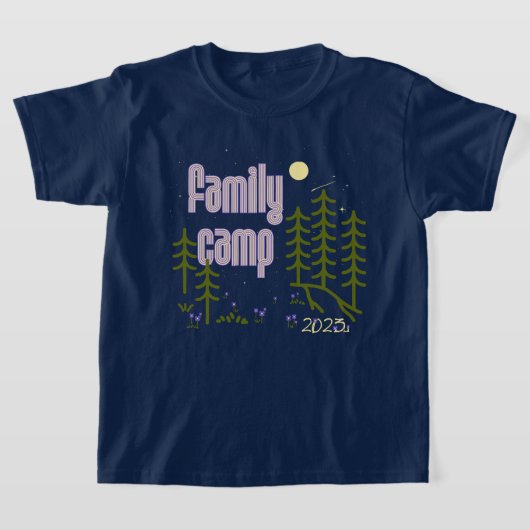 Familie Camp 2023 Jeugd T-shirt (Laagn)