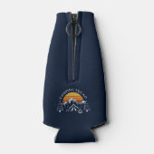 Familie Camping Matching Retro Custom Vacking Flesjeskoeler (Achterkant)