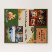 Familie Camping RV Wandelherinneringen Puzzel (Horizontaal)