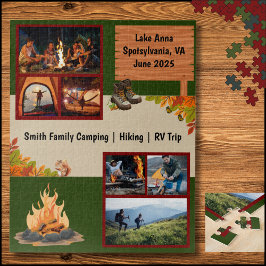 Familie Camping RV Wandelherinneringen Puzzel
