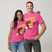Familie Camping Squad Grappige Chocolade Marshmall T-shirt (Unisex)