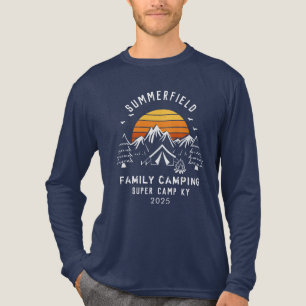 Familie Camping Trip Custom Matching Tri-Blend Shirt