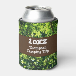 Familie Camping Trip Groen Blad Reunion Vakantie Blikjeskoeler