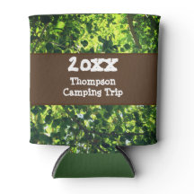 Familie Camping Trip Groen Blad Reunion Vakantie