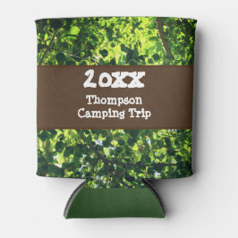 Familie Camping Trip Groen Blad Reunion Vakantie Blikjeskoeler