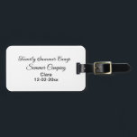 Familie camping vakantie aangepaste naam toevoegen bagagelabel<br><div class="desc">Ontwerp</div>